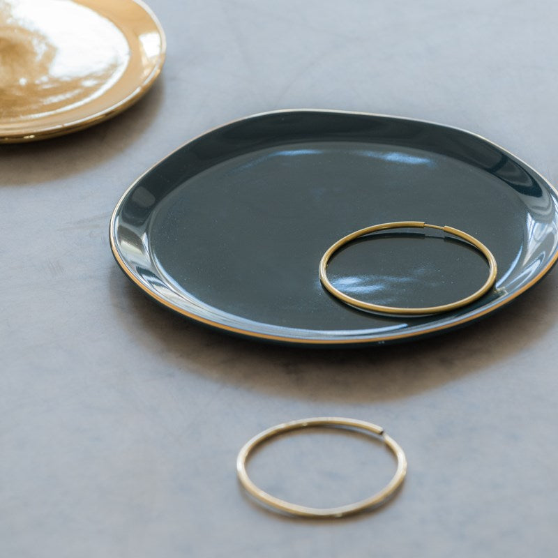 UNC-Good Morning Plate Blue Green, Ø17 cm