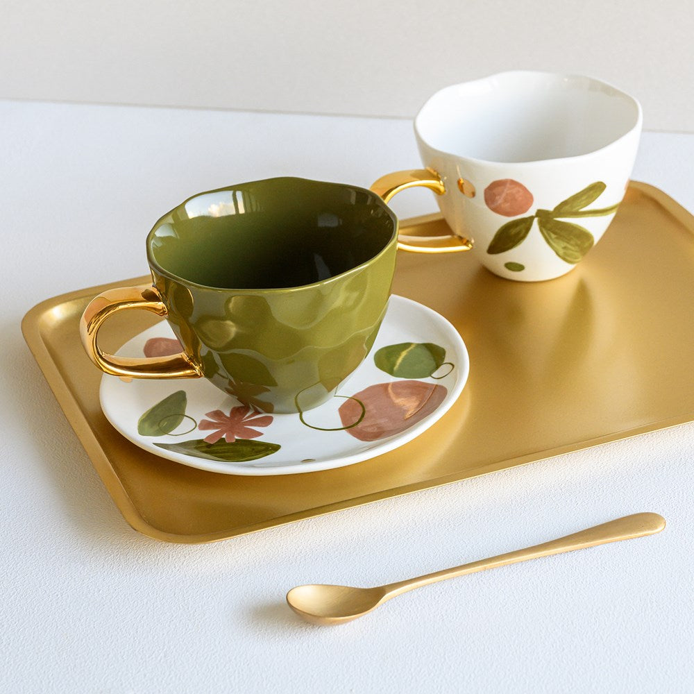 UNC-Good Morning Tea Cup Fir Green -d.11 cm