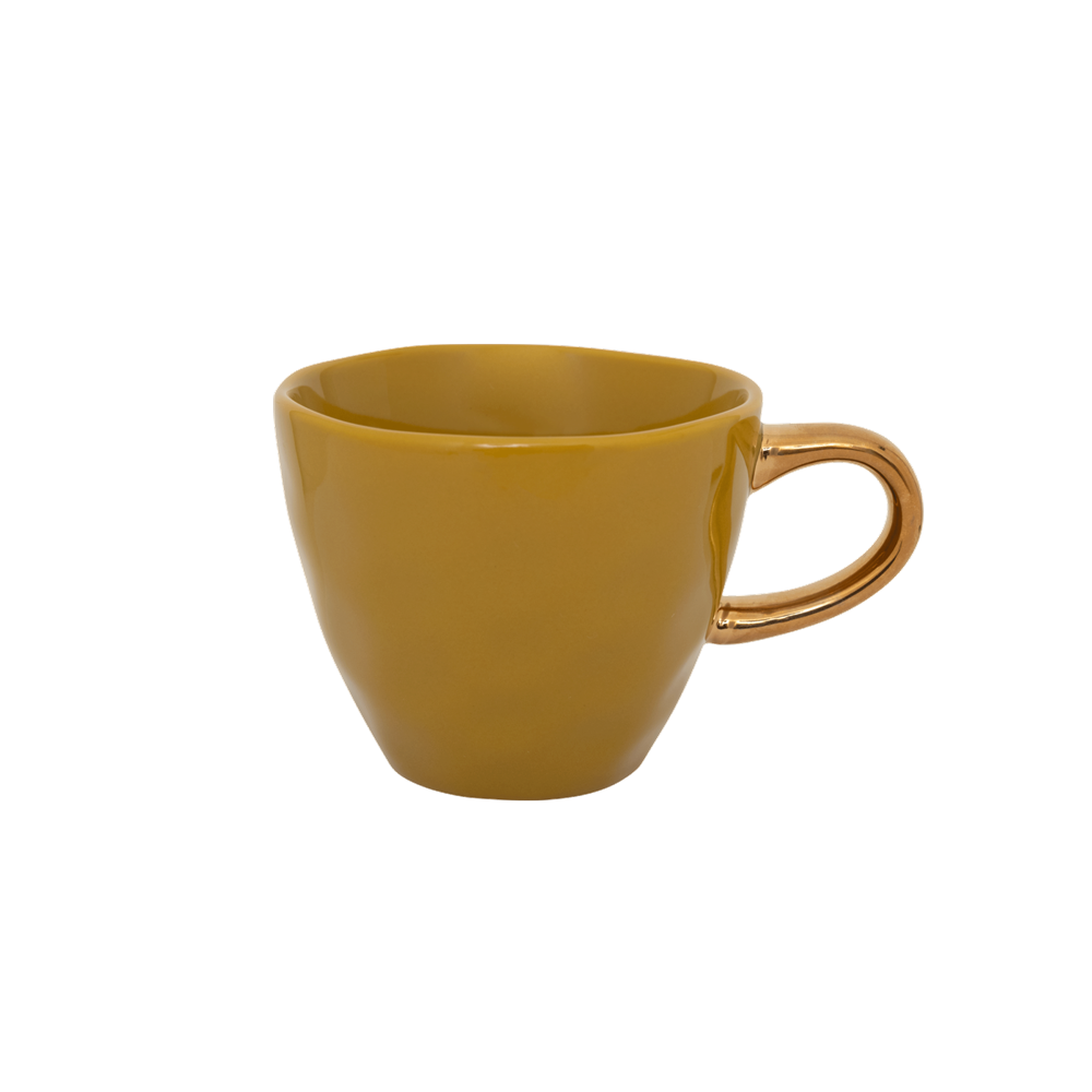 UNC-Good Morning Coffee Cup Amber Green -d. 8.5 cm
