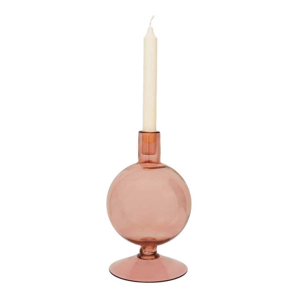 ?UNC- Candle Holder Sopra Cameo Brown