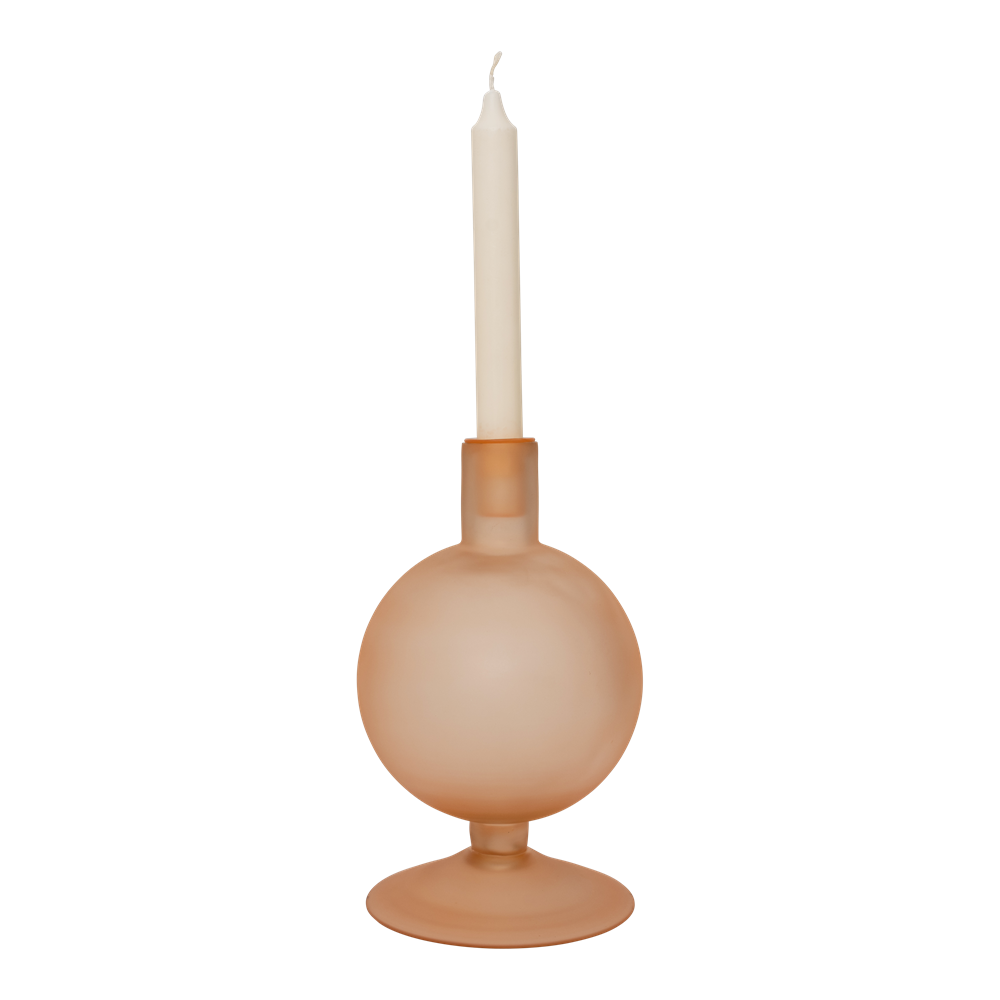 ?UNC- Candle Holder Sopra Peach Wip