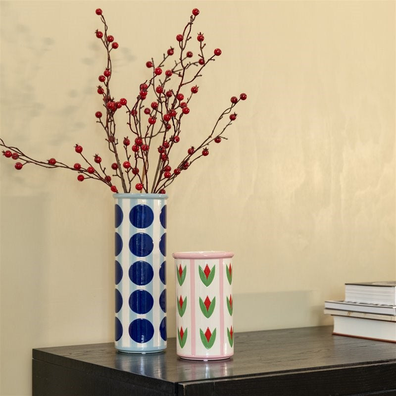 KLEVERING-Vase flake blue