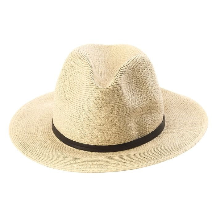TRAVAUX EN COURS - Borsalino hat leather strap Mastic