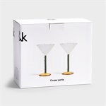KLEVERING-Coupe perle green set of 2