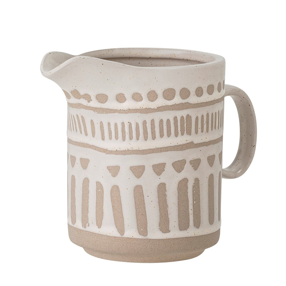 BLOOMINGVILLE-Cora Jug, Nature, Stoneware
