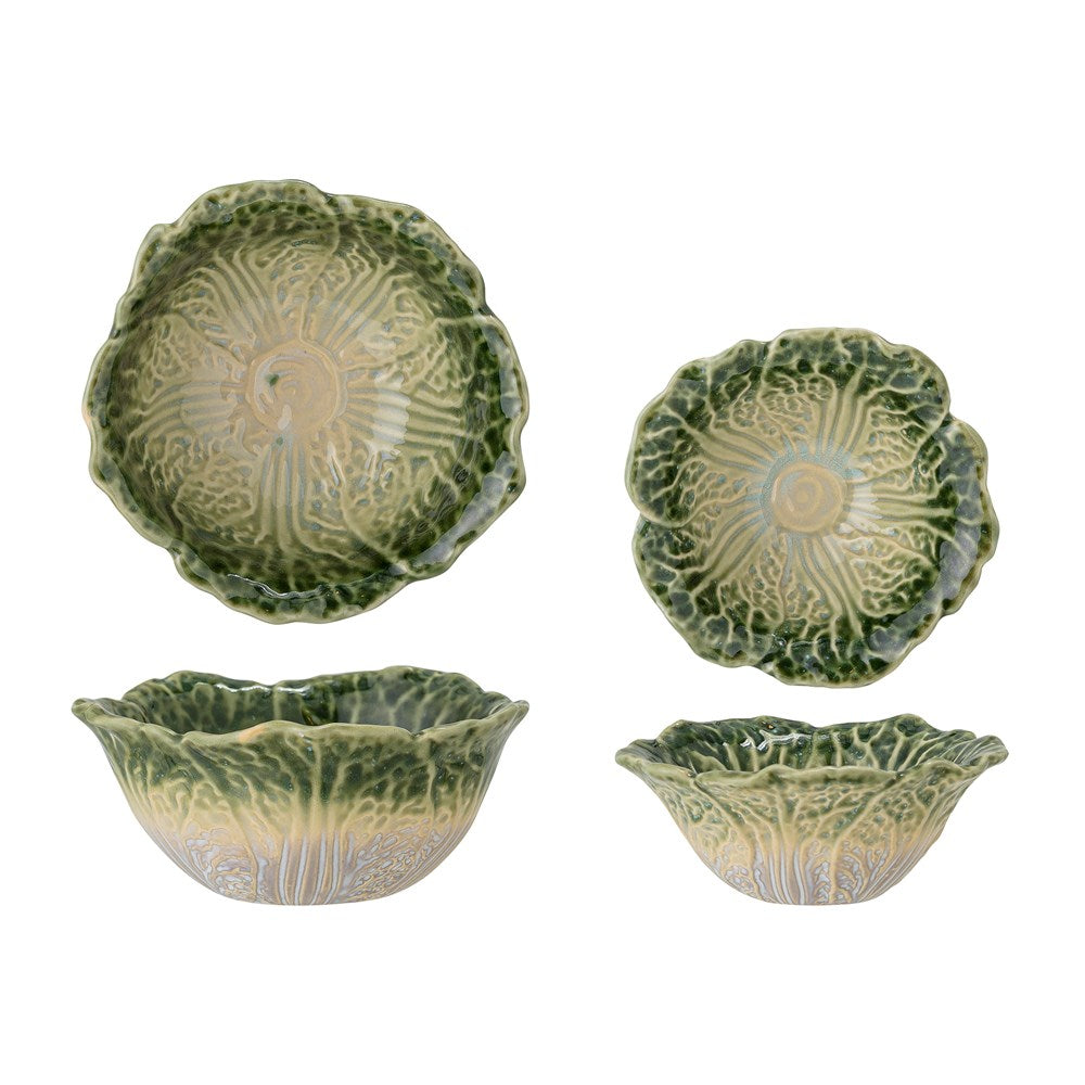 BLOOMINGVILLE-Savanna Bowl, Green, Stoneware
