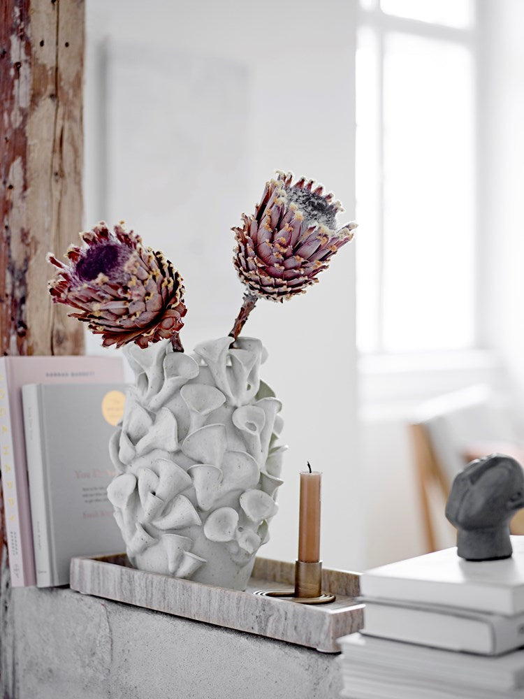 BLOOMINGVILLE-Majsa Tray, Brown, Marble