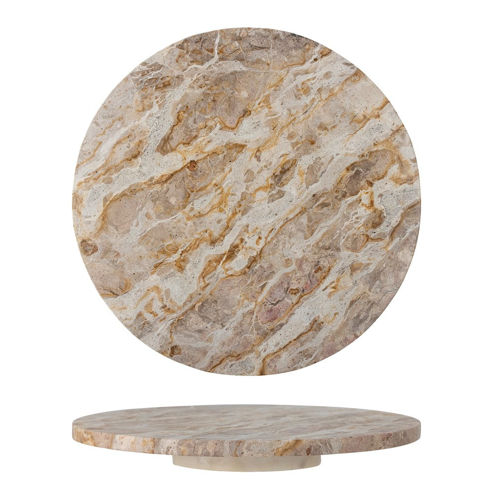 BLOOMINGVILLE-Nuni Turntable, Brown, Marble