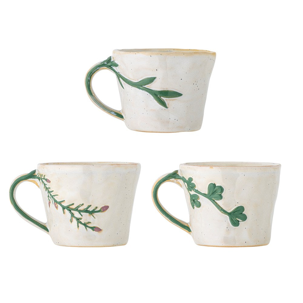 Loua Cup, Grey - Set of 3