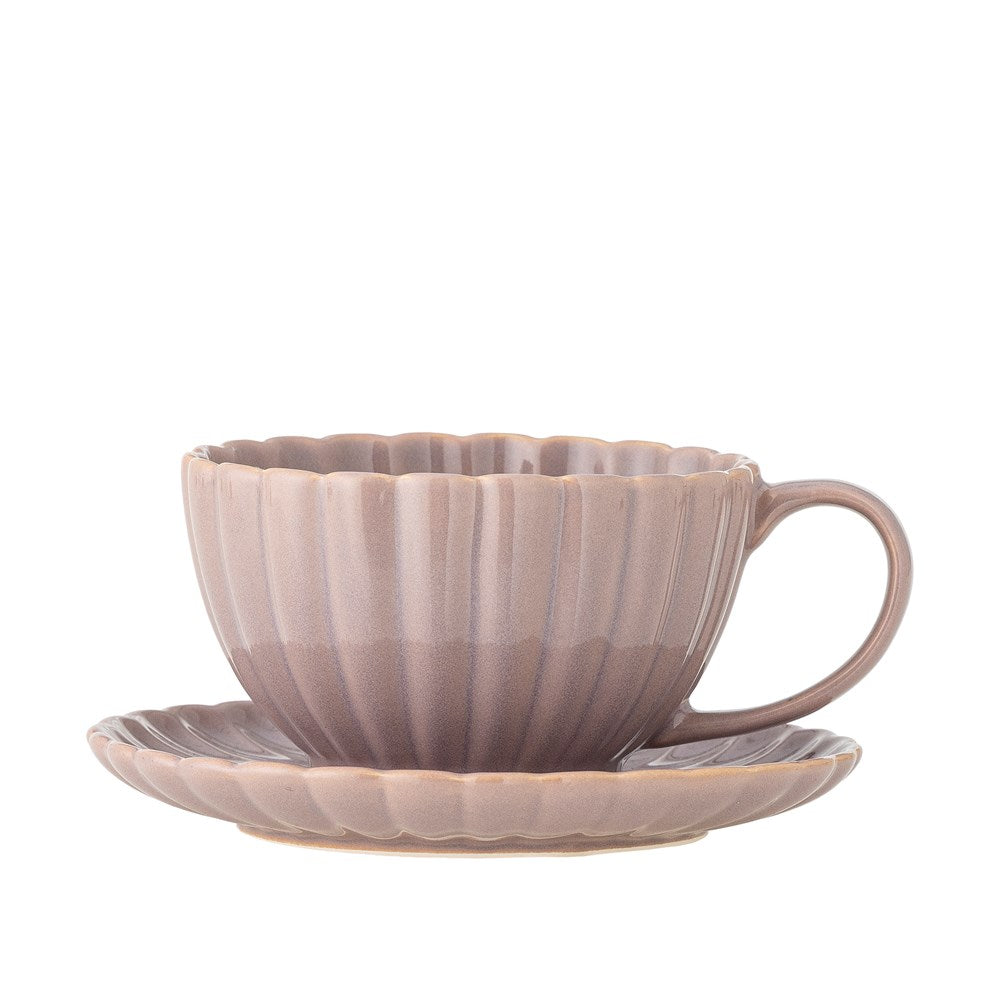 BLOOMINGVILLE-Latina Cup w/Saucer Rose