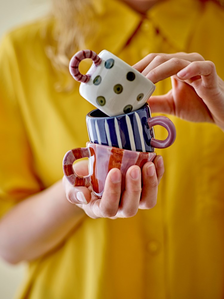 Nini Cup, Blue, Stoneware