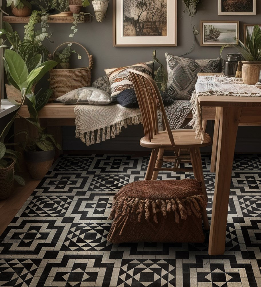 BEIJA FLOR- GEOMETRIC Vinyl Rug