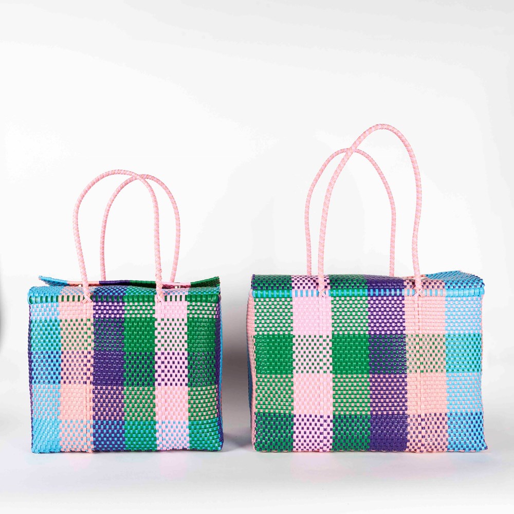 BAHIA - CARLA Multicolour Large Carryall Basket