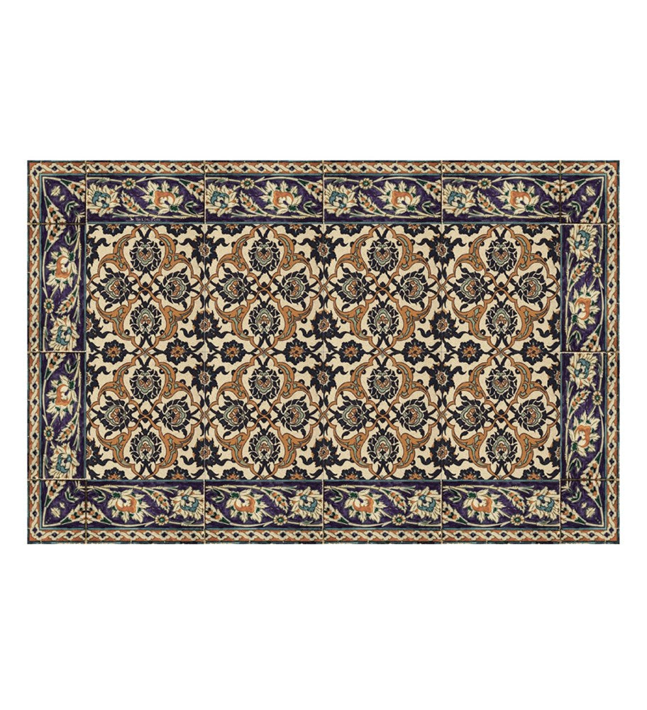 BEIJA FLOR - ARMENIAN FRAMED AMBER Vinyl Placemat
