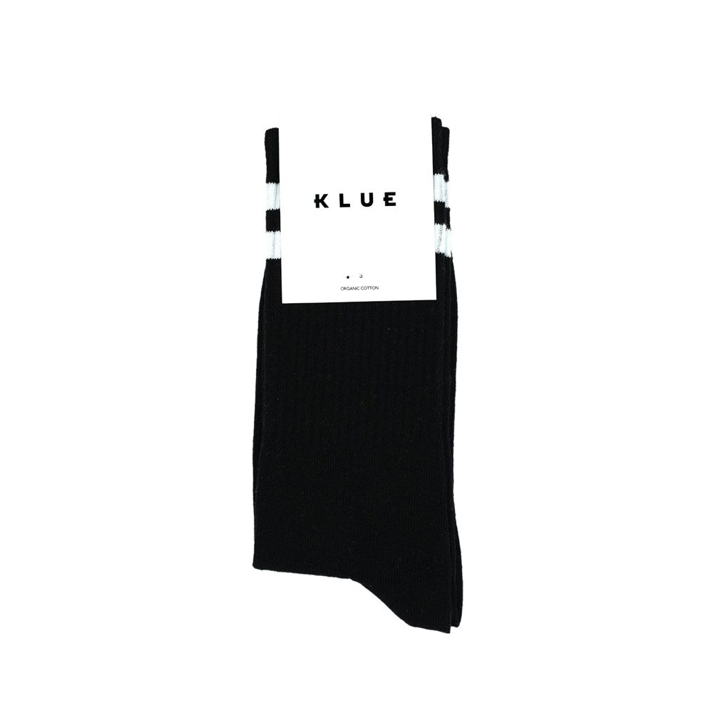 KLUE Organic cotton tennis socks | B&W | Size: 36/40