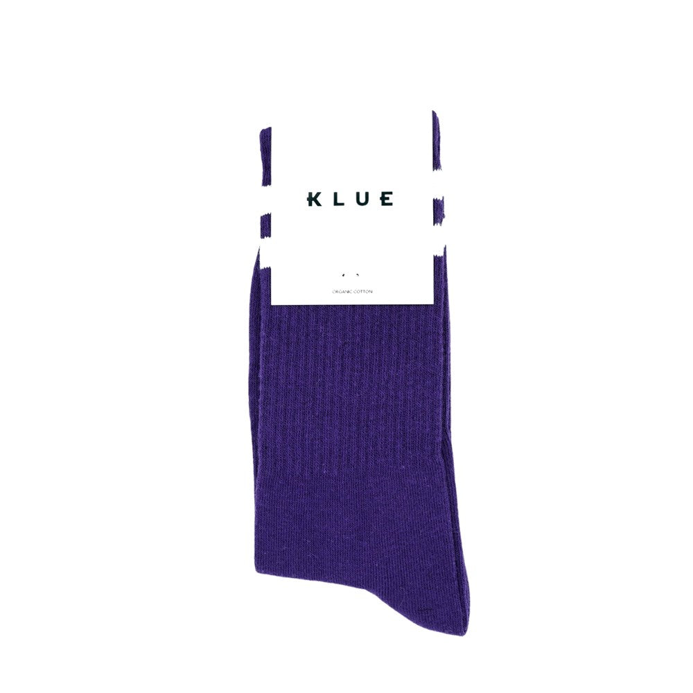 KLUE Organic cotton Tennis socks | Purple | Size: 41/46
