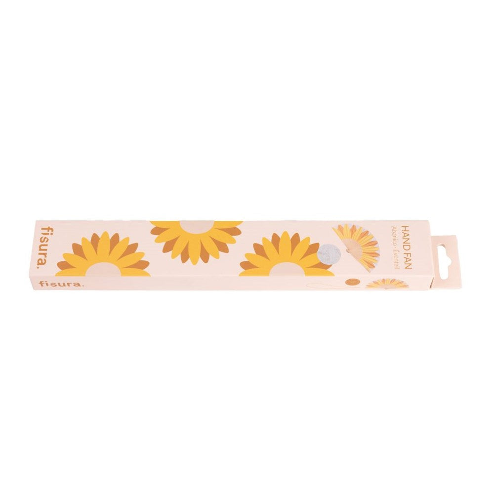 Hand Fan w/Gift Box Sunflower