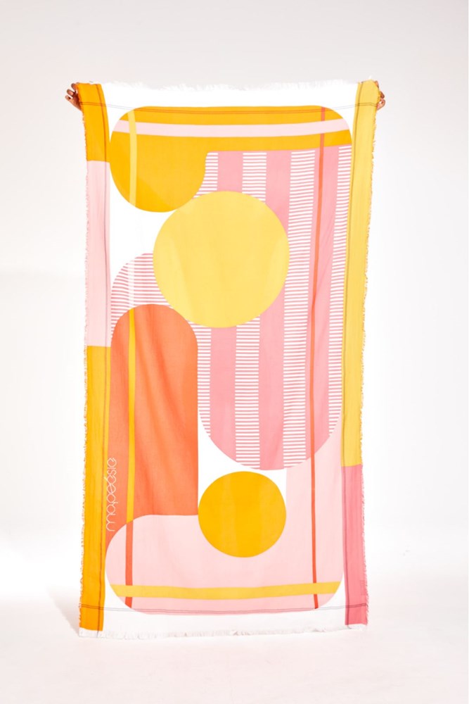 301 - Beach Towel Abstract Candy/S25