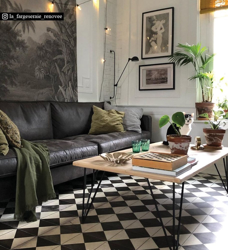 BEIJA FLOR- CHESS Modu Vinyl Rug