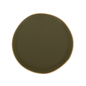 UNC-Good Morning plate fir green, Ø17 cm