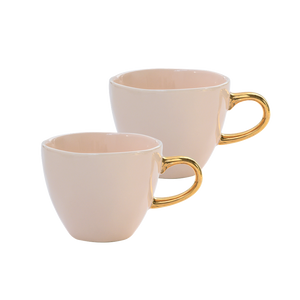 UNC-Good Morning Coffee Cup Old Pink, set of 2 Giftpack