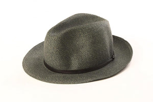 TRAVAUX EN COURS - Borsalino hat leather strap Granit - Frenchbazaar -Travaux en cours