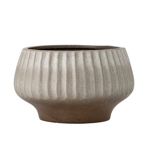 BLOOMINGVILLE - ASSIE Flowerpot, Grey, Stoneware