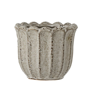 BLOOMINGVILLE - CHACA Flowerpot, Grey, Stoneware