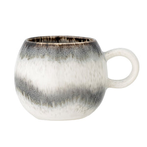 BLOOMINGVILLE-Paula Cup, Grey, Stoneware