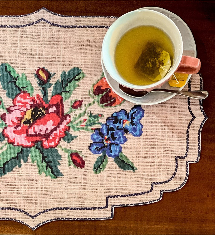 BEIJA FLOR - Gobelin Powder Cutout Vinyl Placemat