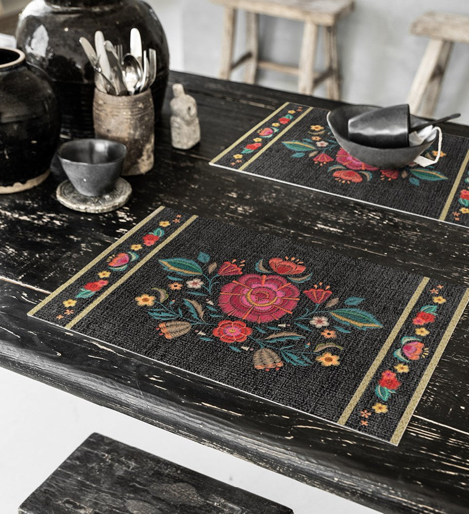 BEIJA FLOR - FRIDA Vinyl Rectangular Placemat