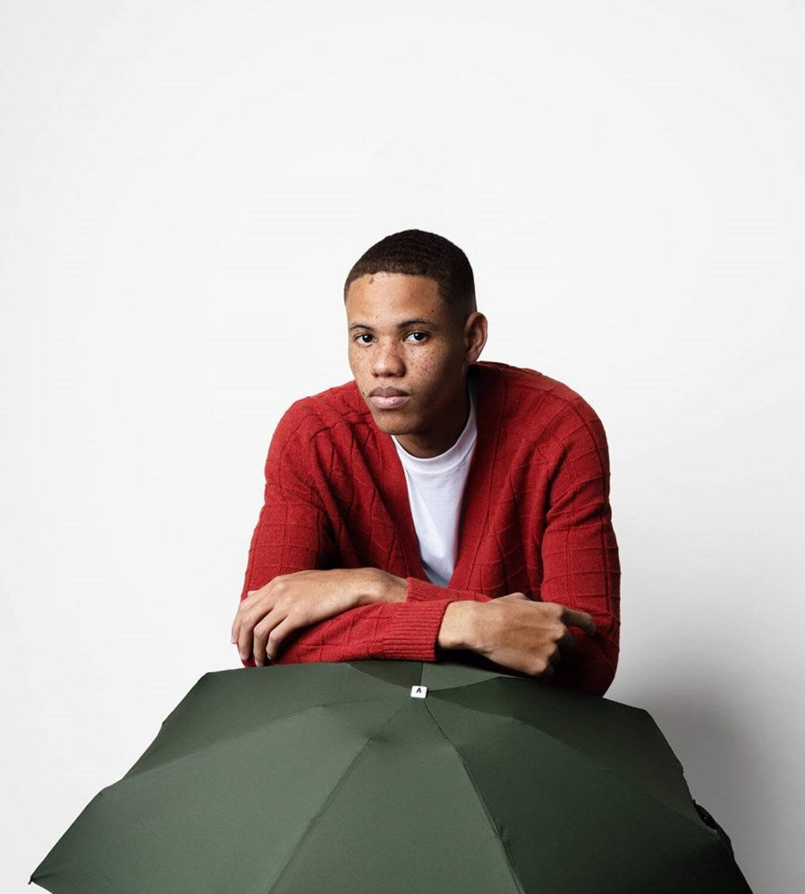 ANATOLE -Khaki micro-umbrella  LEONARD