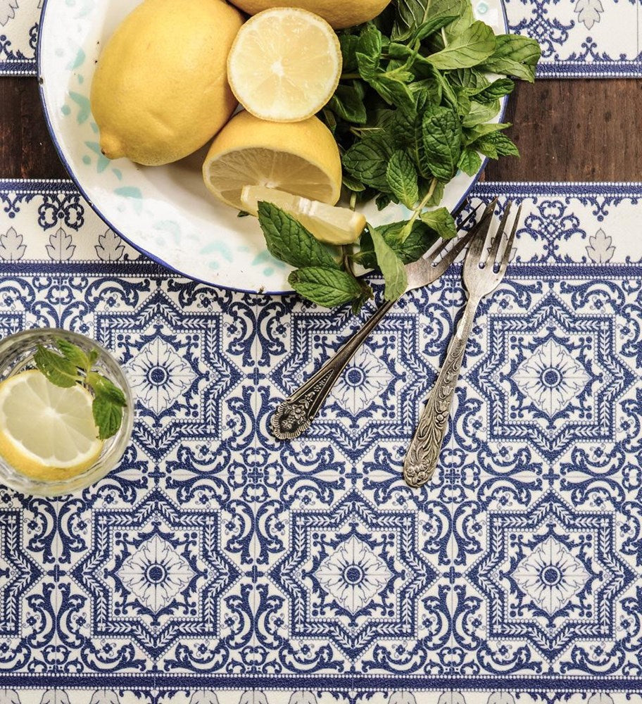 BEIJA FLOR -ARMENIAN BLUE Rectangular placemat