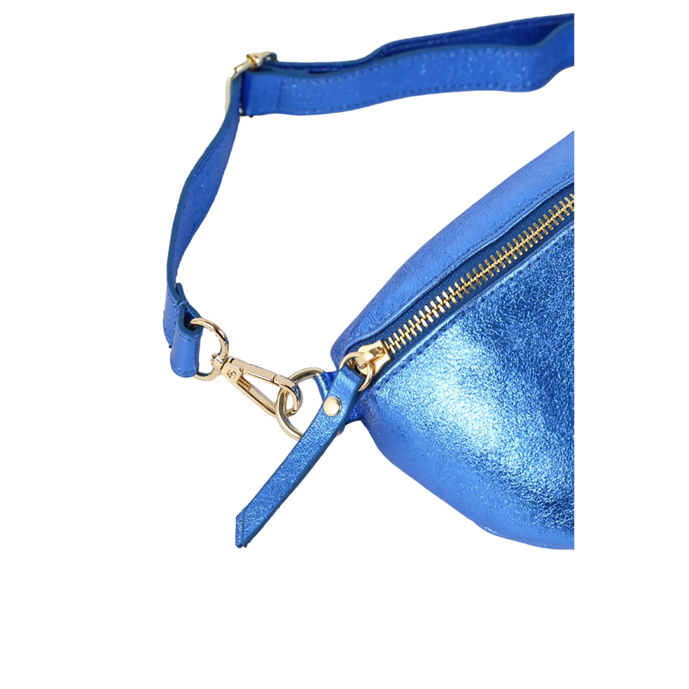 MAISON FANLI - Bum Bag METALLIC ELECTRIC BLUE