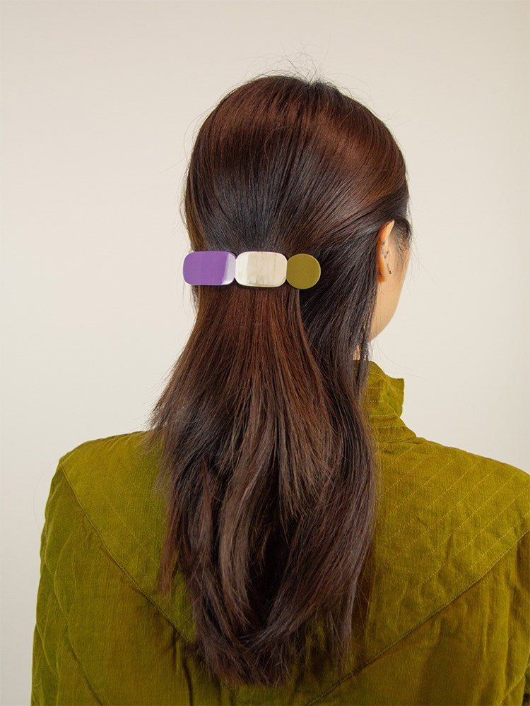 Totem Blond & Lilac Hair Clip - Ma Poesie