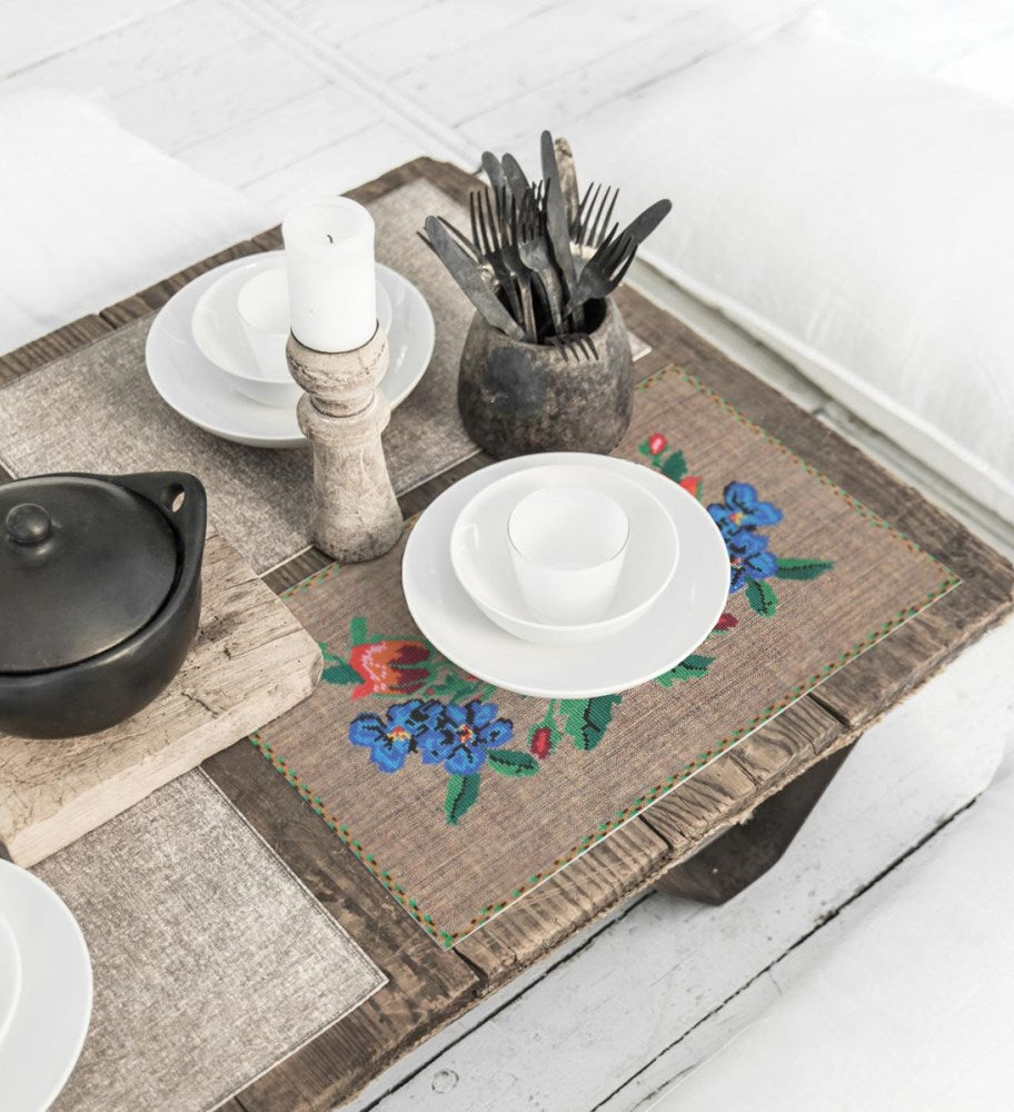 BEIJA FLOR - Gobelin Natural Vinyl Placemat