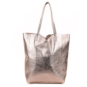 MAISON FANLI - Large Tote METALLIC CHAMPAGNE