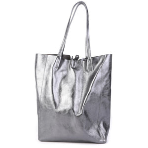 MAISON FANLI - Large Tote METALLIC GREY