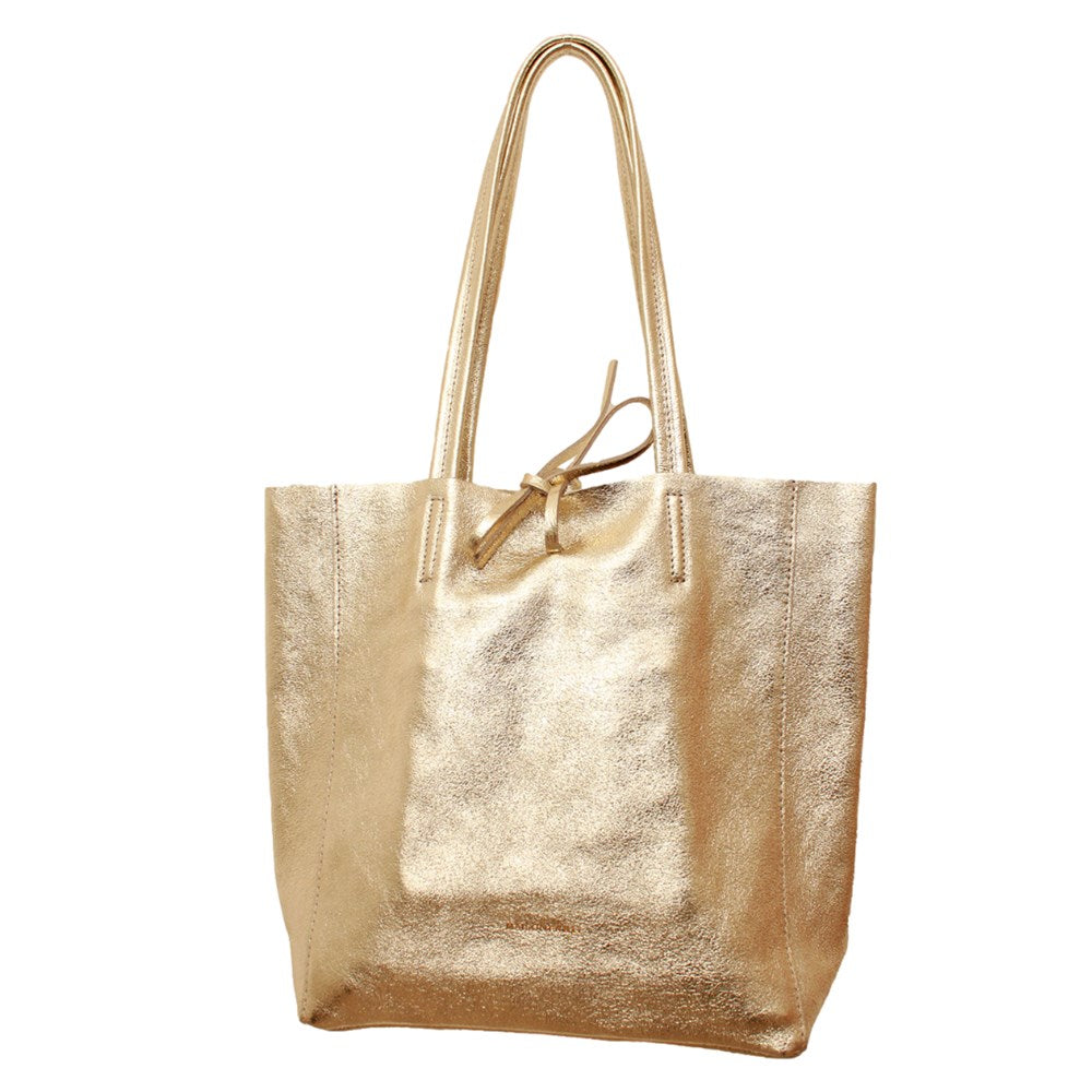 MAISON FANLI - Medium Tote METALLIC GOLD