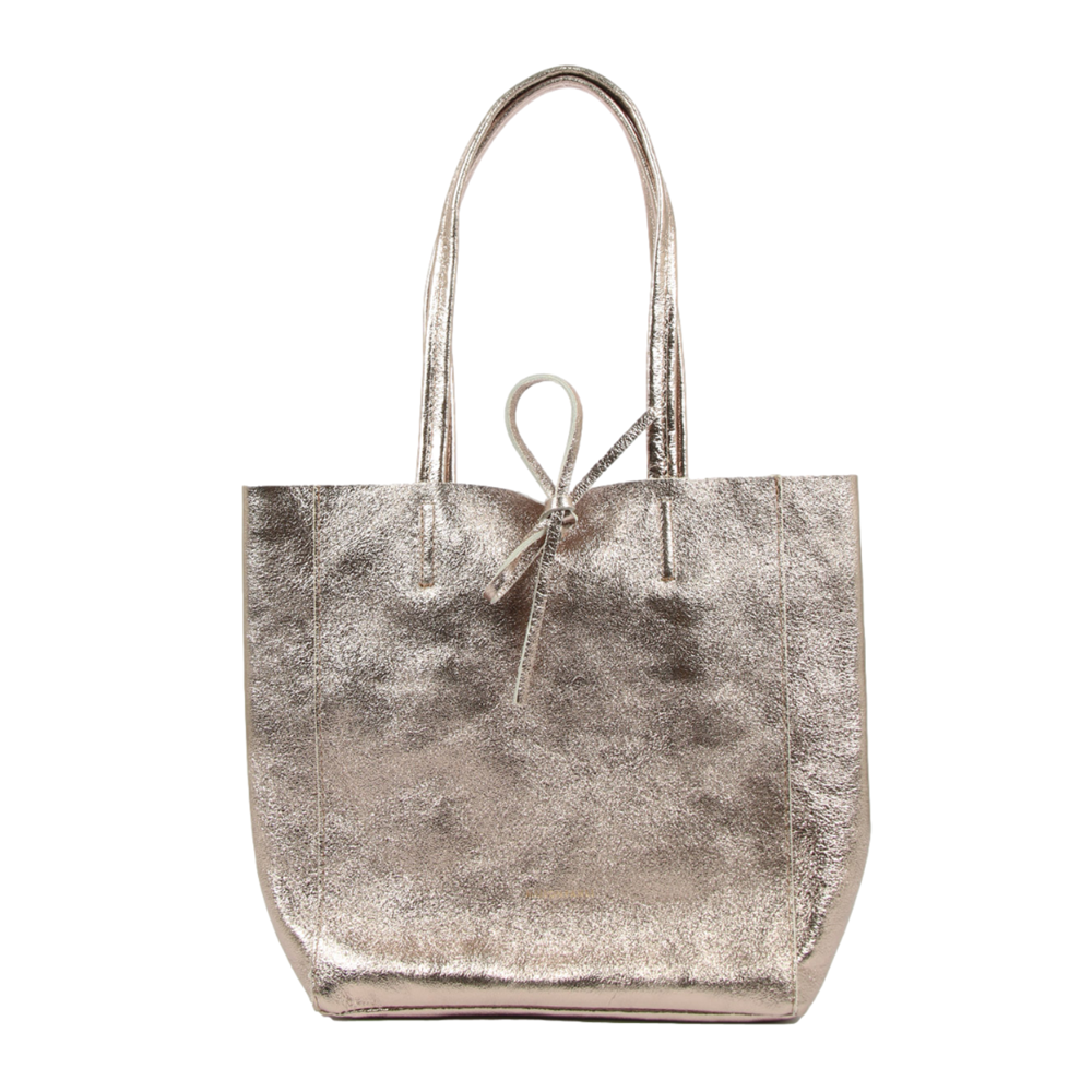 MAISON FANLI - Medium Tote METALLIC CHAMPAGNE