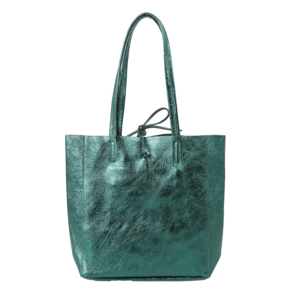 MAISON FANLI - Medium Tote METALLIC GREEN