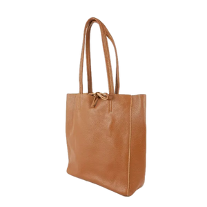 MAISON FANLI - Medium Tote DARK CAMEL