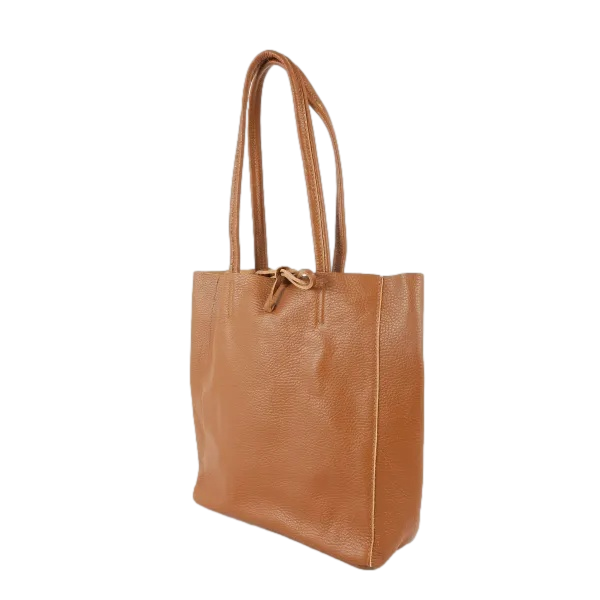 MAISON FANLI - Medium Tote DARK CAMEL