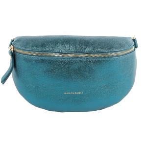 MAISON FANLI - Bum Bag METALLIC EMERALD