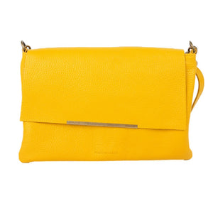 MAISON FANLI - Leather Cross Body Bag MUSTARD