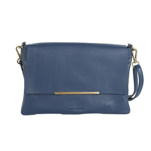 MAISON FANLI - Leather Cross Body Bag Navy