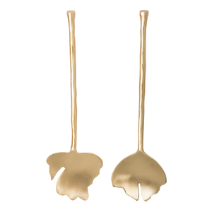 UNC-Salad Server Leaves, set of 2, in gift pack