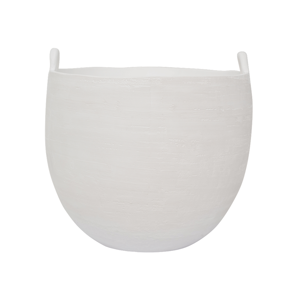 UNC- Decorative Pot Honey White - d.26 cm