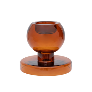 ?UNC-Candle holder Both Sides Apricot Orange