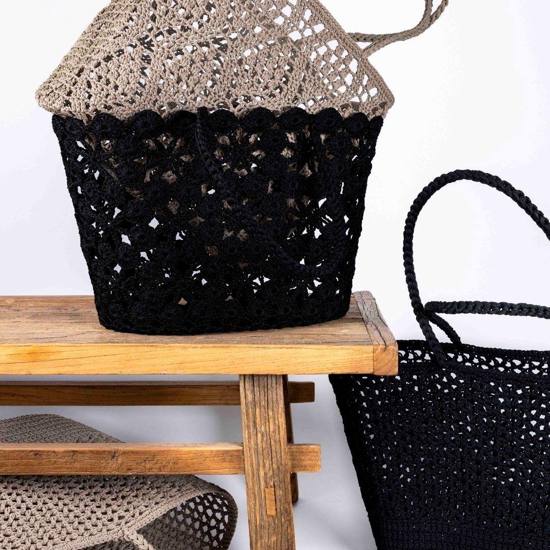 ROMY Natural - Crochet Basket